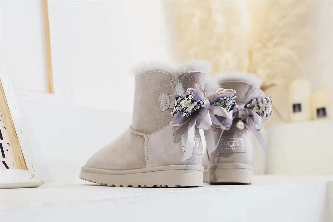 6503 New 3-in-1 Snow Boots — Diamond Gray