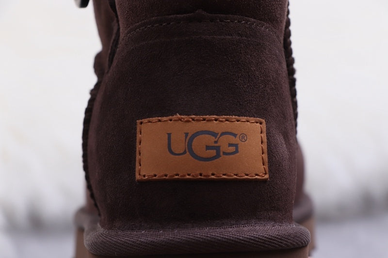 6422 W Mini Bailey Button II — Coffee Brown