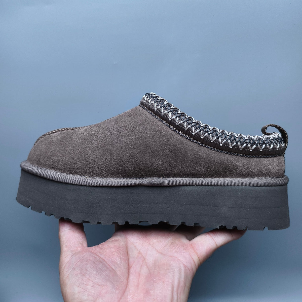 2553-2130 Ethnic Style Chunky Sole Casual Shoes — Walnut Rose (In Stock)