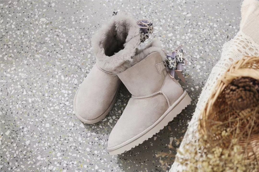 6503 New 3-in-1 Snow Boots — Diamond Gray