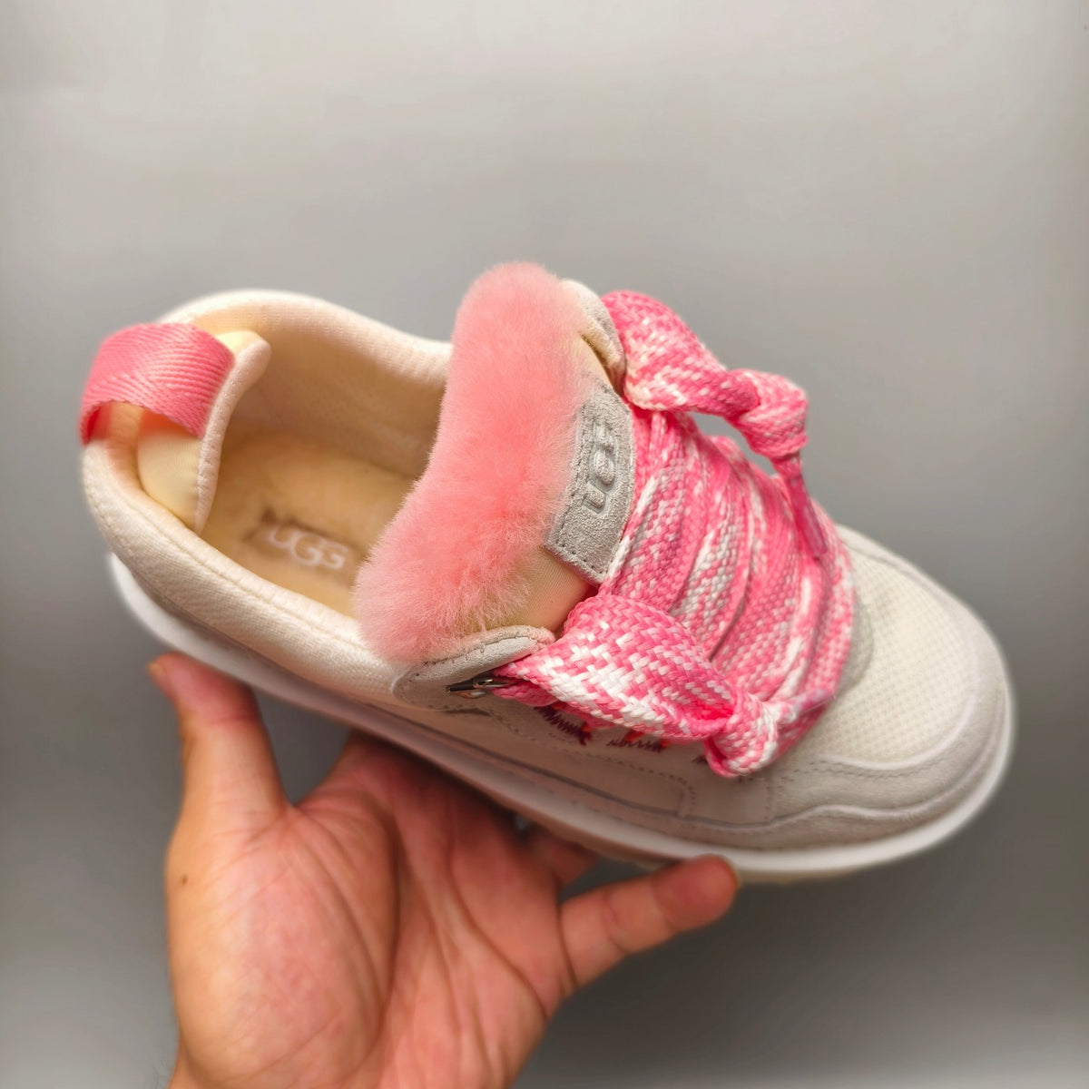 4032-2170 Couple Mesh Sport Casual Shoes — White (In Stock)