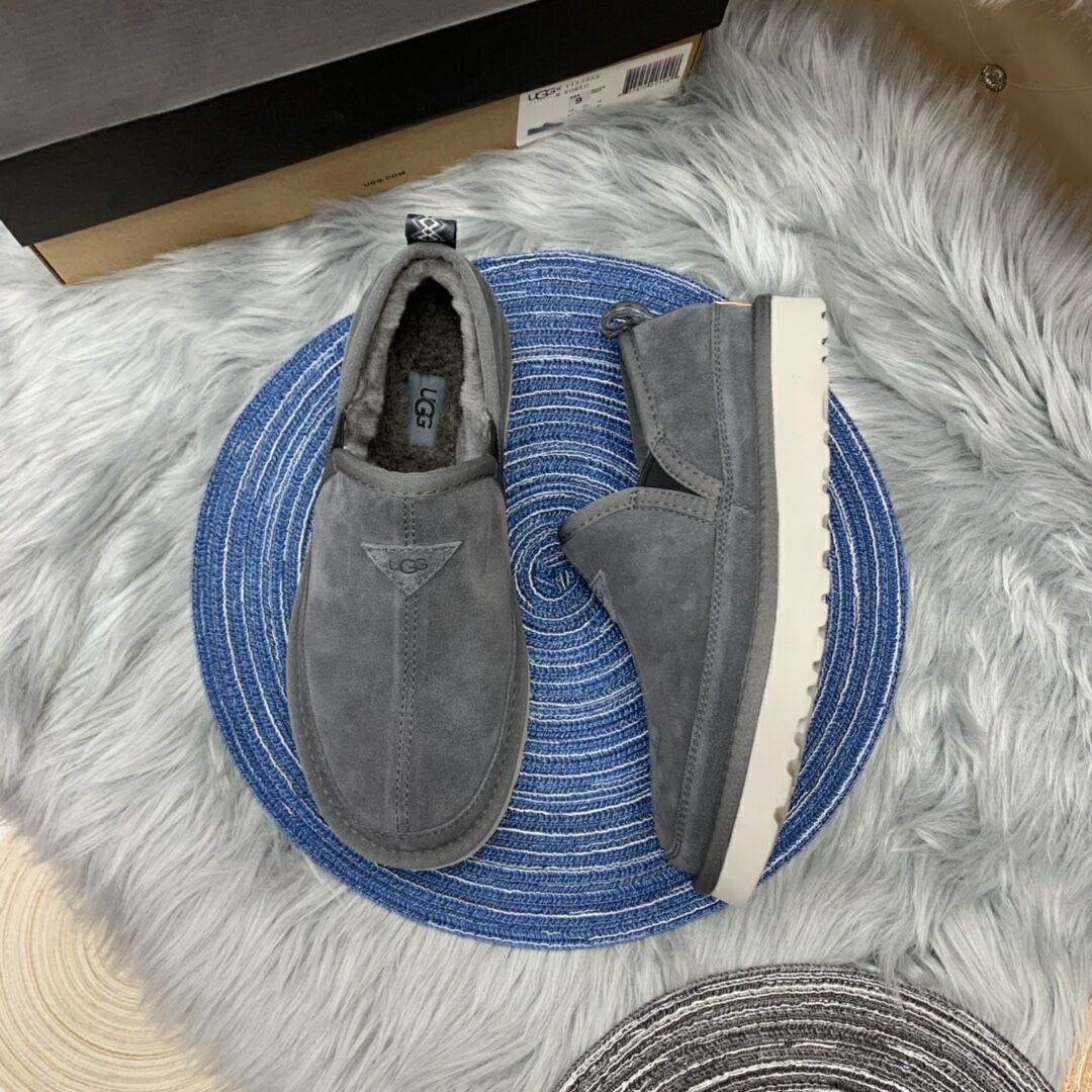 3455 Men's Slip-On Low-Top Shoes — Gray (In Stock)