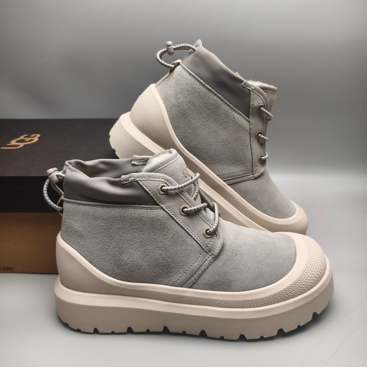 3991 High-Top Casual Streetwear Shoes — Light Gray (In Stock)