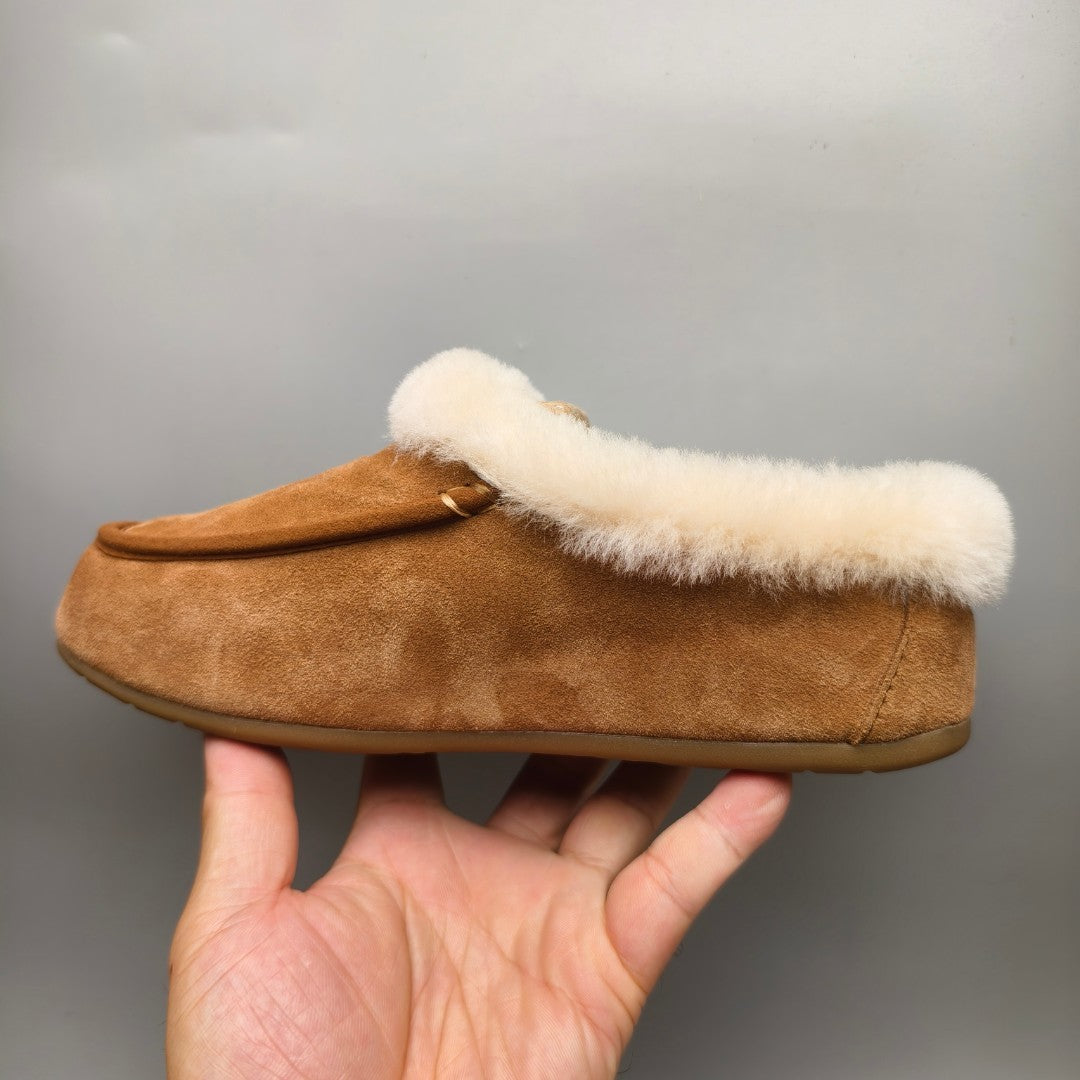 1391 Casual Slip-On House Shoes — Chestnut (In Stock)