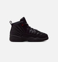 Air Jordan 12 Retro Bloodline | Preschool Lifestyle Shoe | Black/University Red