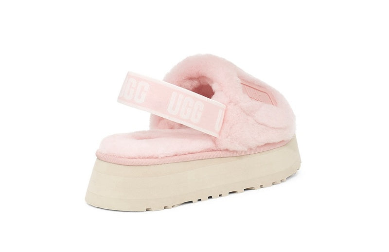 2258 Disco Fluffy Sandals — Pink (In Stock)