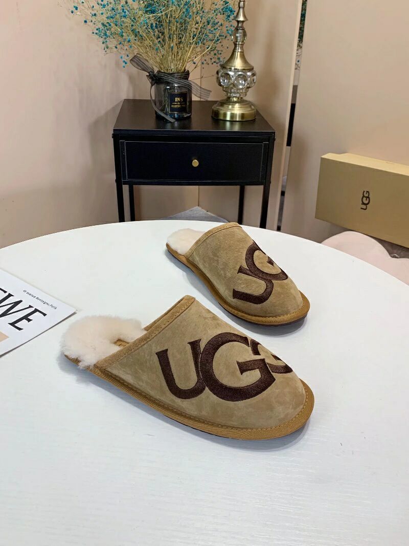 2593 Big G Indoor Slippers — Chestnut (In Stock)