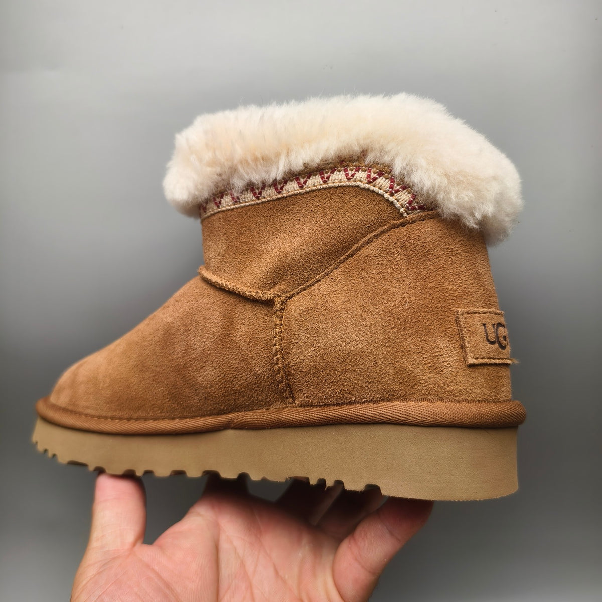 4496 Ethnic Style Low-Top Casual Shoes — Chestnut (In Stock)