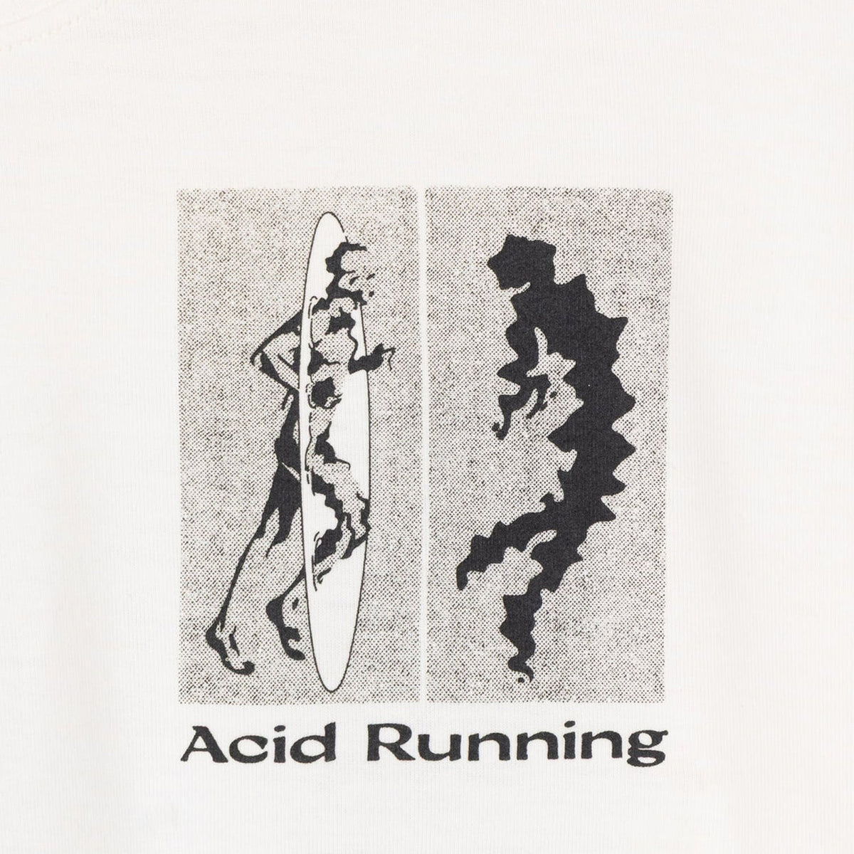 Acid Running Transcendent Runner T-Shirt: Bone