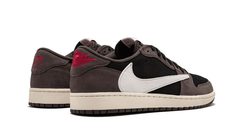 Travis Scott x Air Jordan 1 Low OG – Cactus Jack Collab in Neutral Olive & Sail with Reverse Swoosh