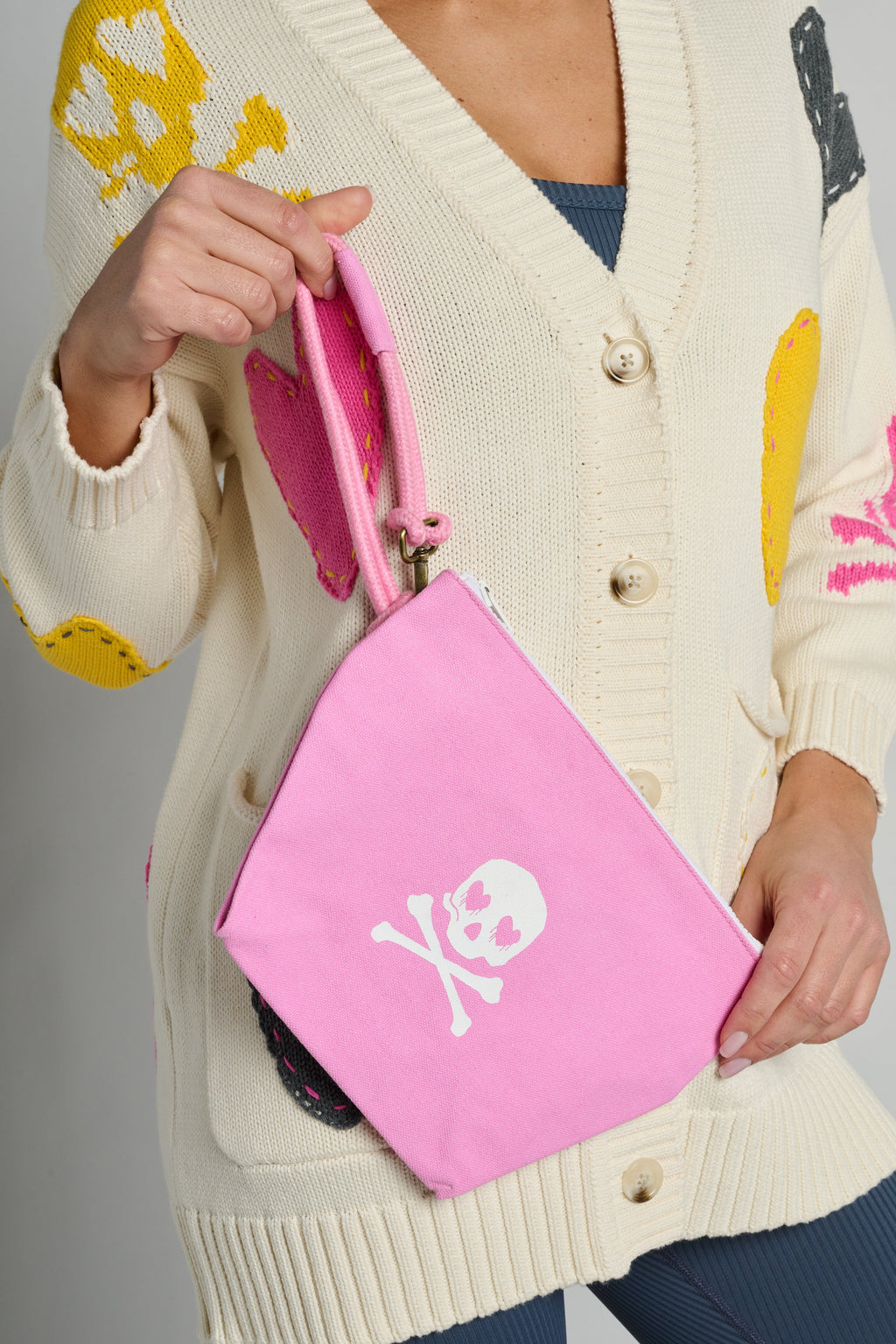 Heart and Skull Wristlet
