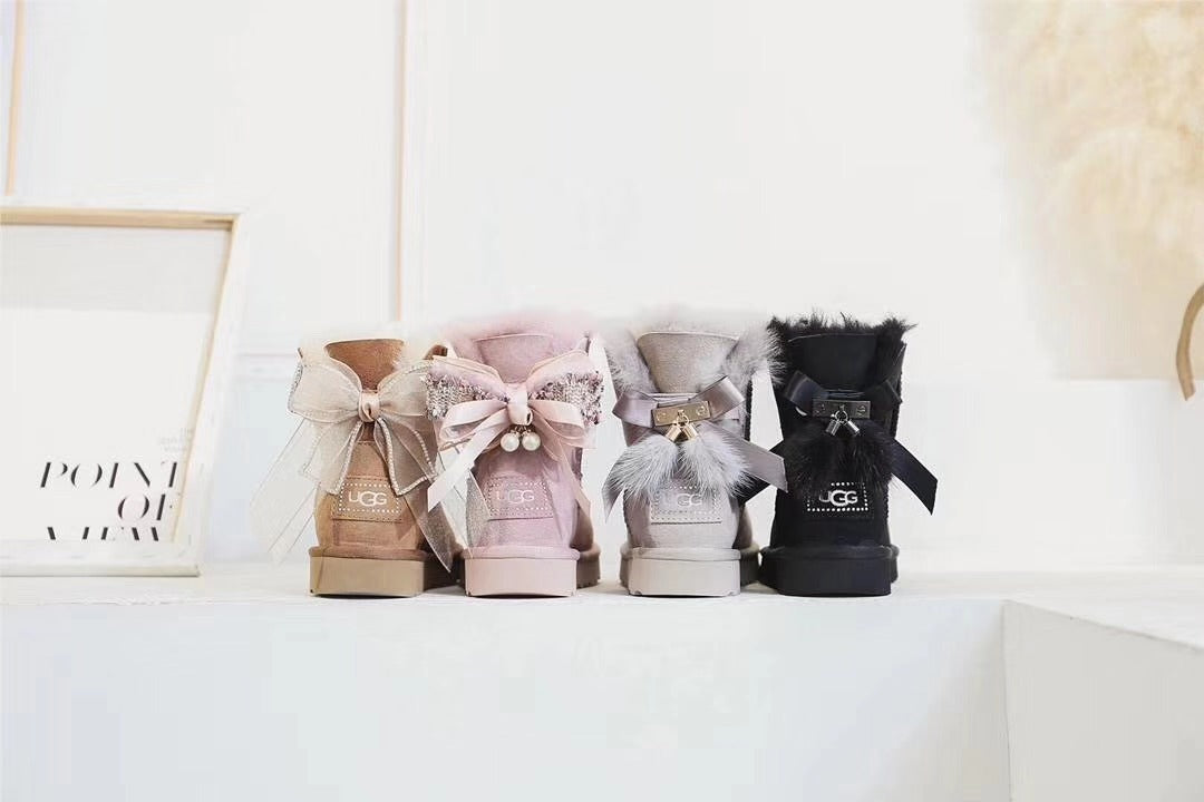 6503 New 3-in-1 Snow Boots — Dusk Pink