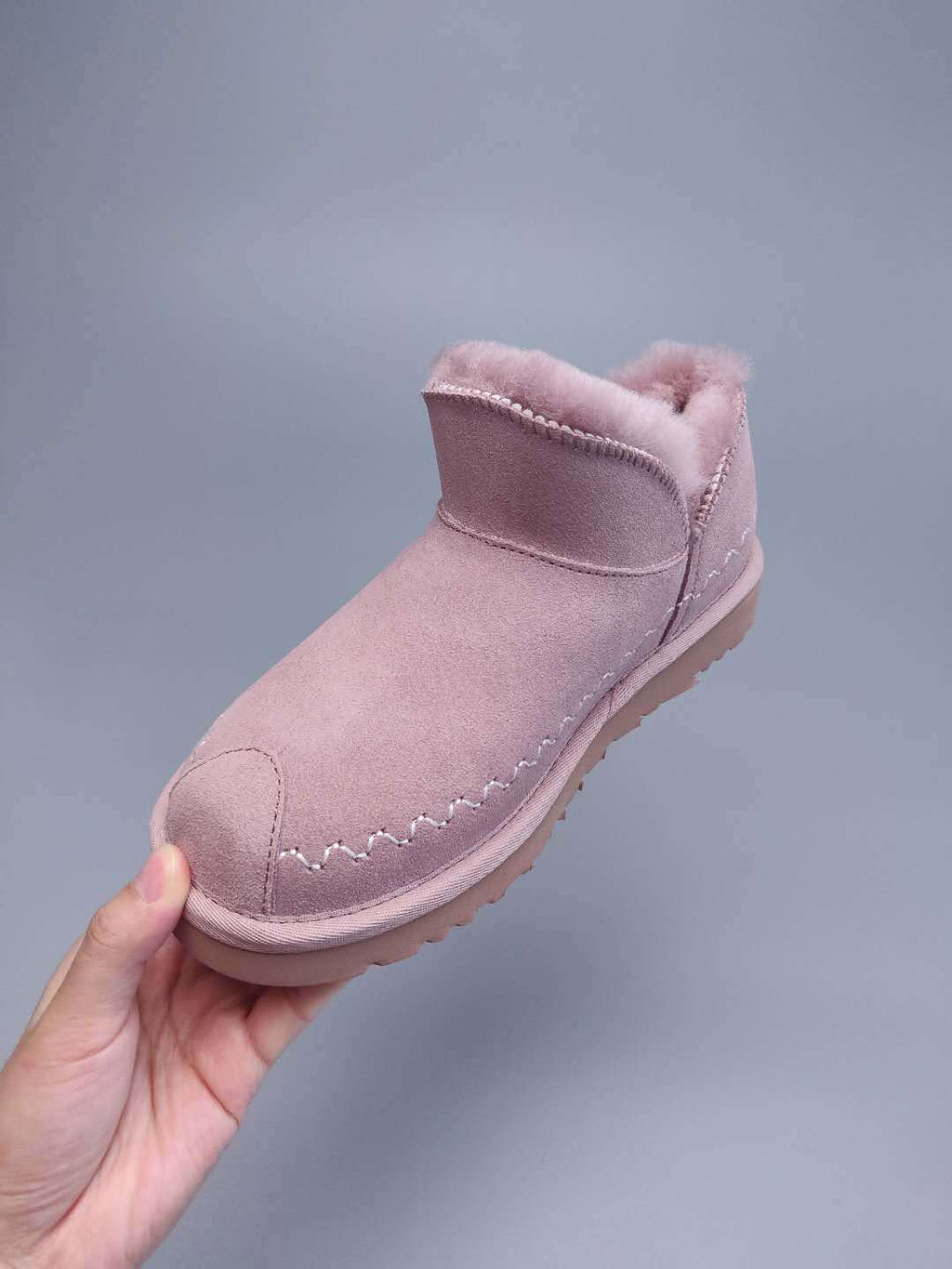 0888 New Ankle Boots — Dusty Pink (In Stock)