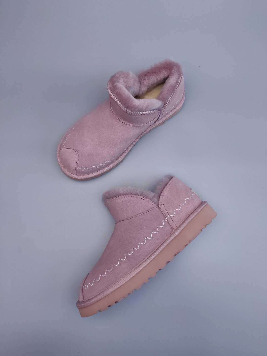 0888 New Ankle Boots — Dusty Pink (In Stock)