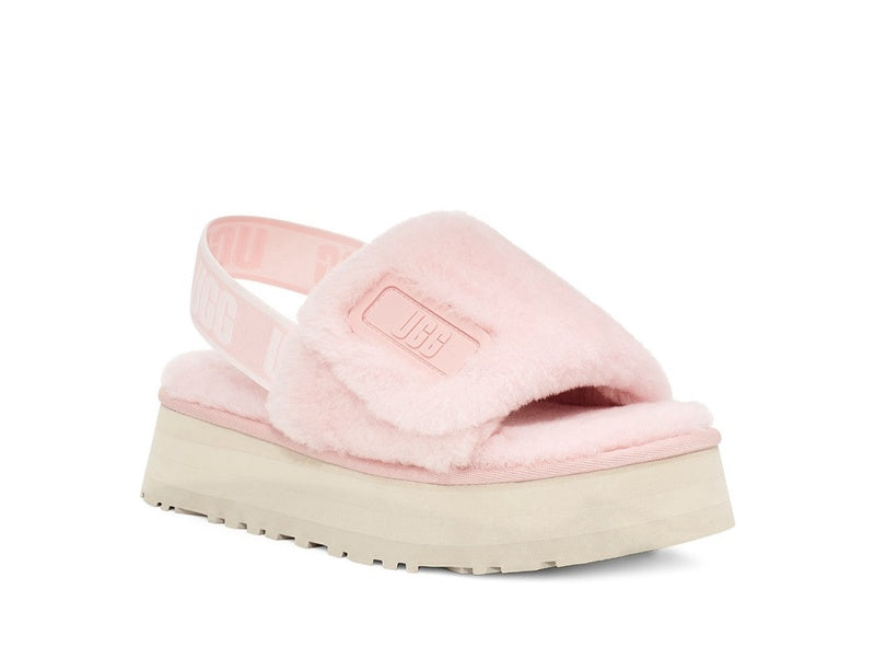 2258 Disco Fluffy Sandals — Pink (In Stock)