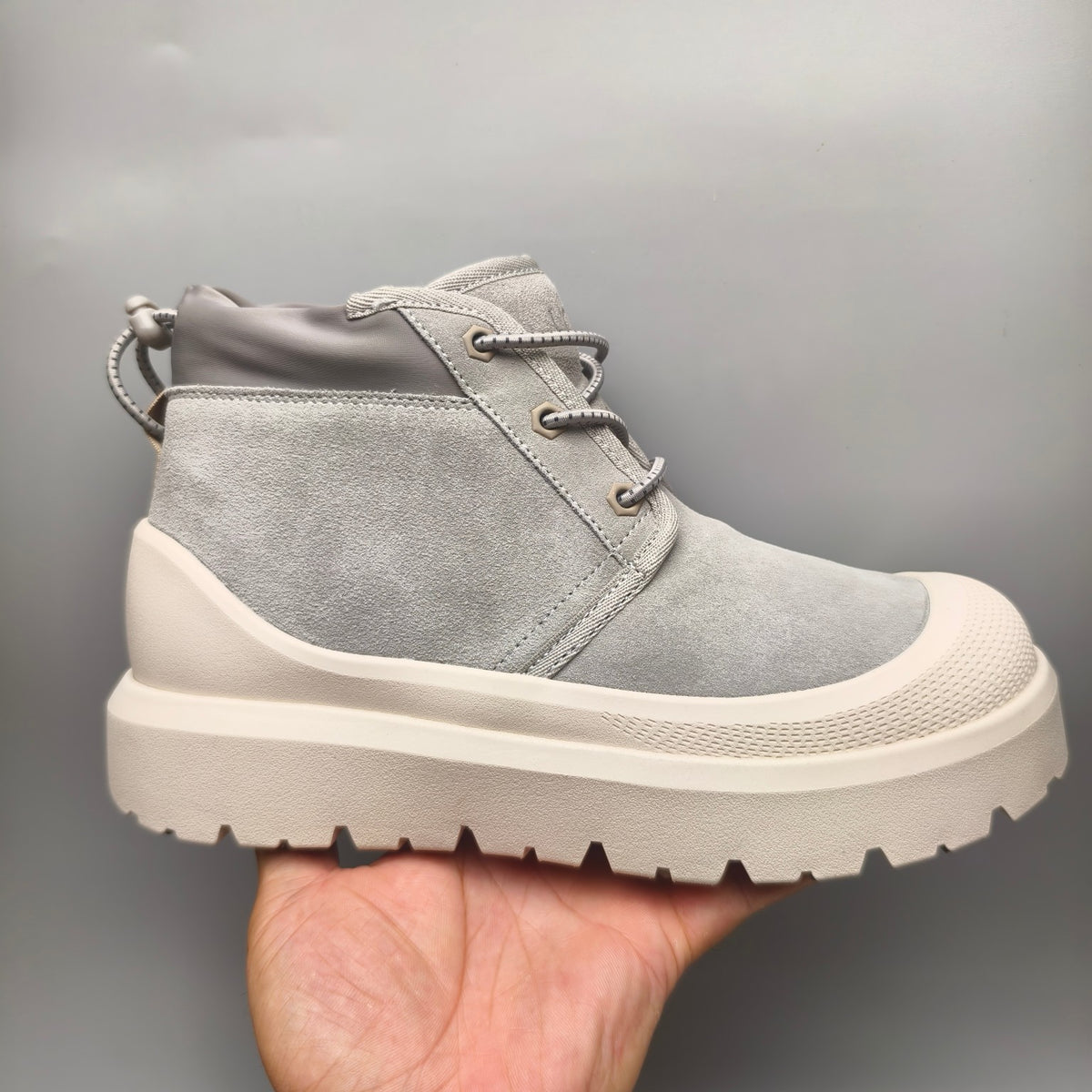 3991 High-Top Casual Streetwear Shoes — Light Gray (In Stock)