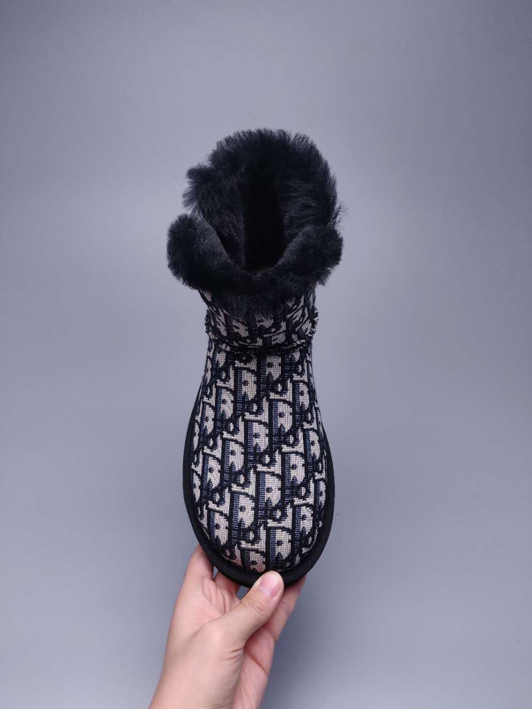 6554 Dior Collab Fabric Style — Black (In Stock)