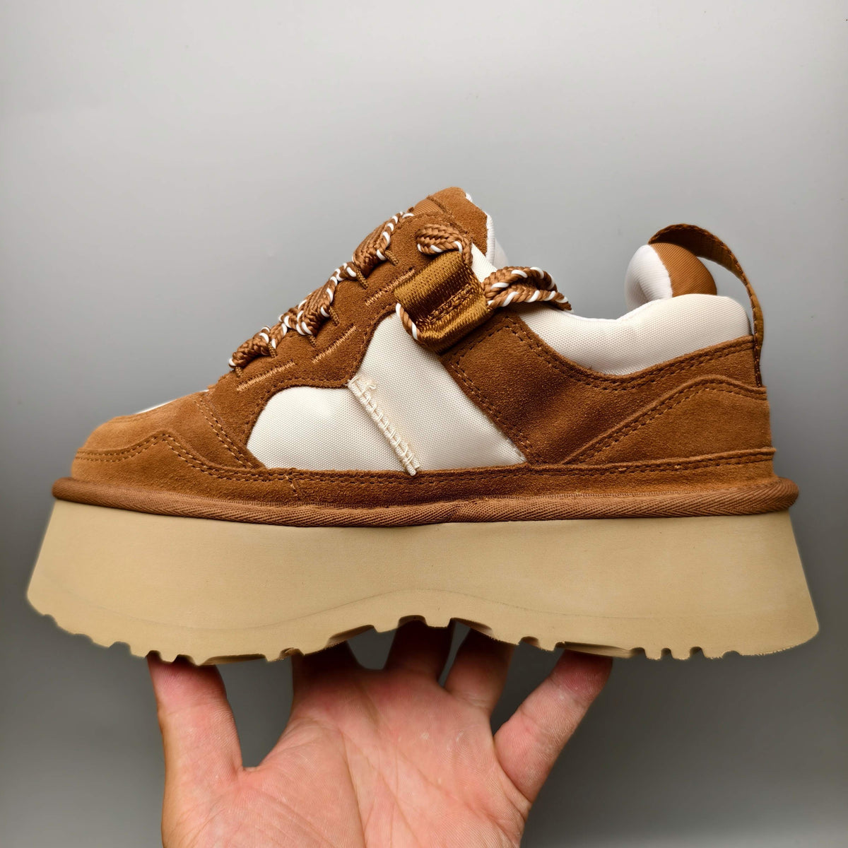 1541 Chunky Dad Sneakers Lace-Up Casual — Chestnut (In Stock)