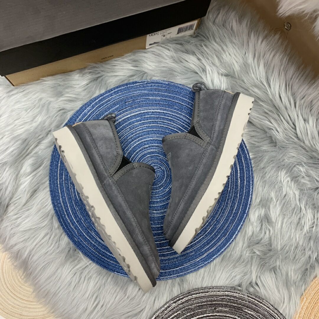 3455 Men's Slip-On Low-Top Shoes — Gray (In Stock)