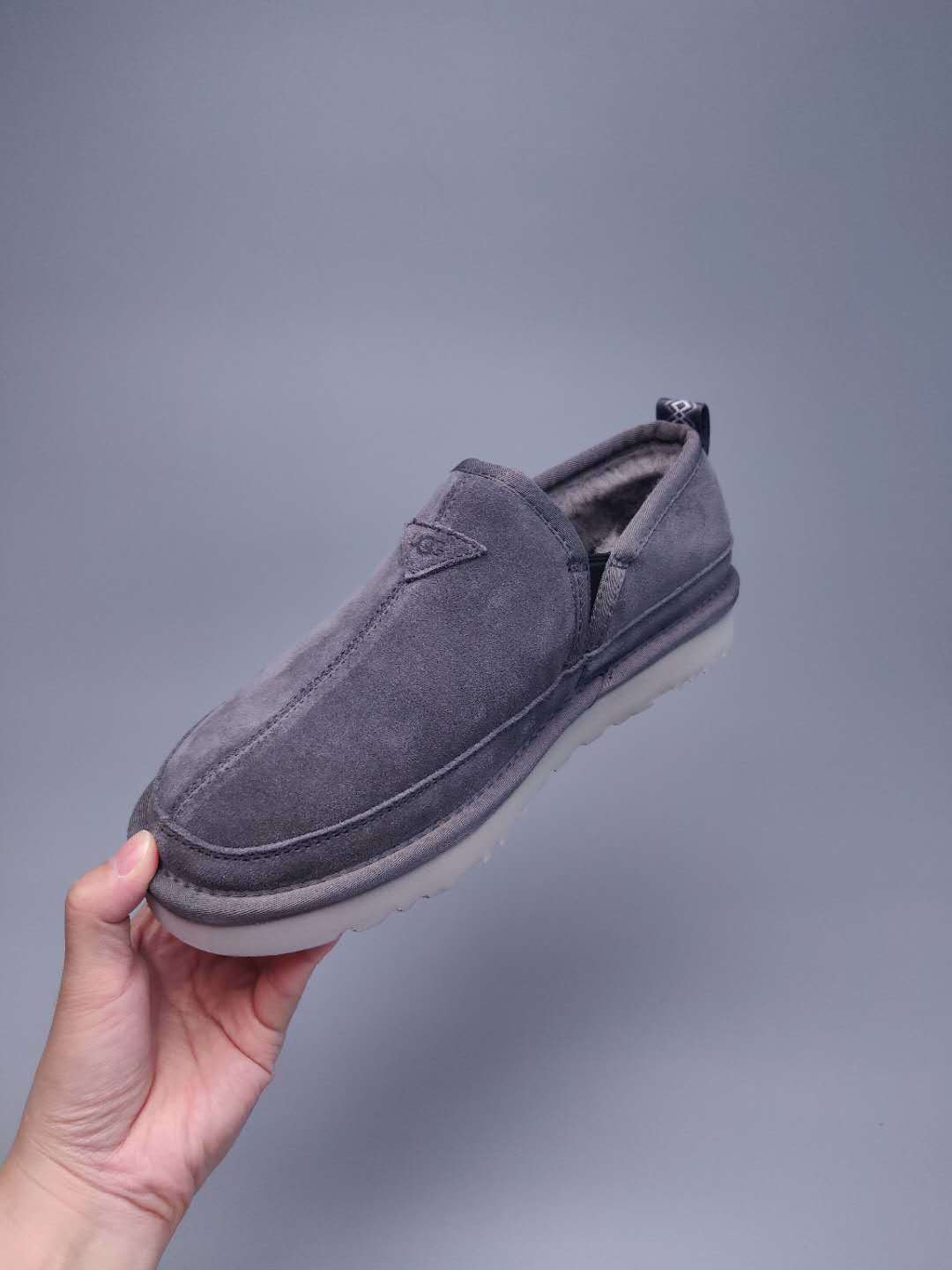 3455 Men's Slip-On Low-Top Shoes — Gray (In Stock)