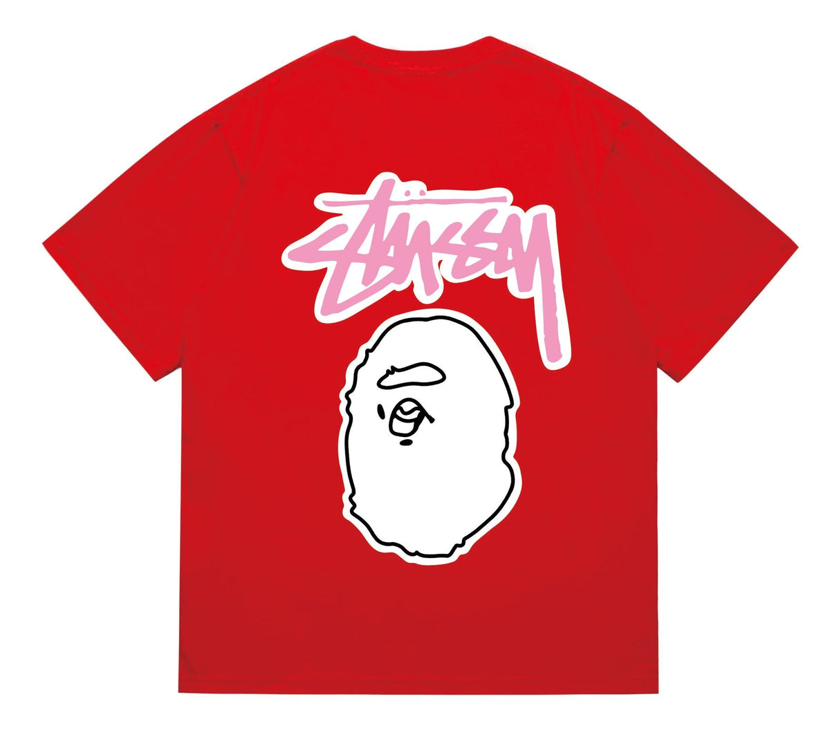 BAPE Light Face Graffiti Wordmark T-Shirt