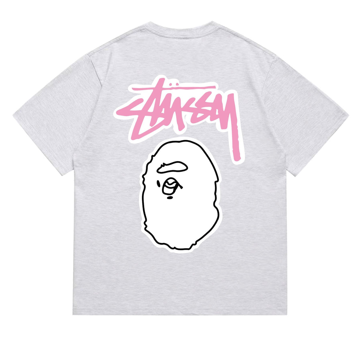 BAPE Light Face Graffiti Wordmark T-Shirt