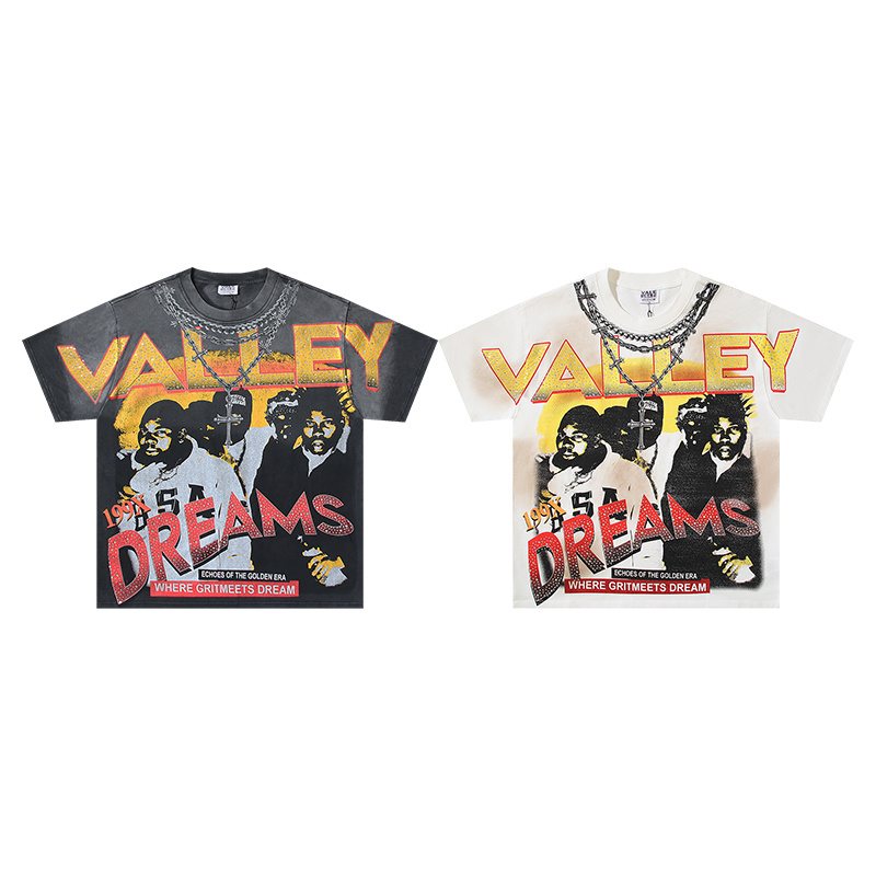 VALE USA Rhinestone Dreams Graphic T-Shirt