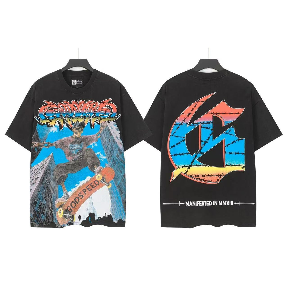 Godspeed Skateboard Graphic T-Shirt