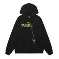 Sp5der Lime Green Web Graphic Pullover Hoodie