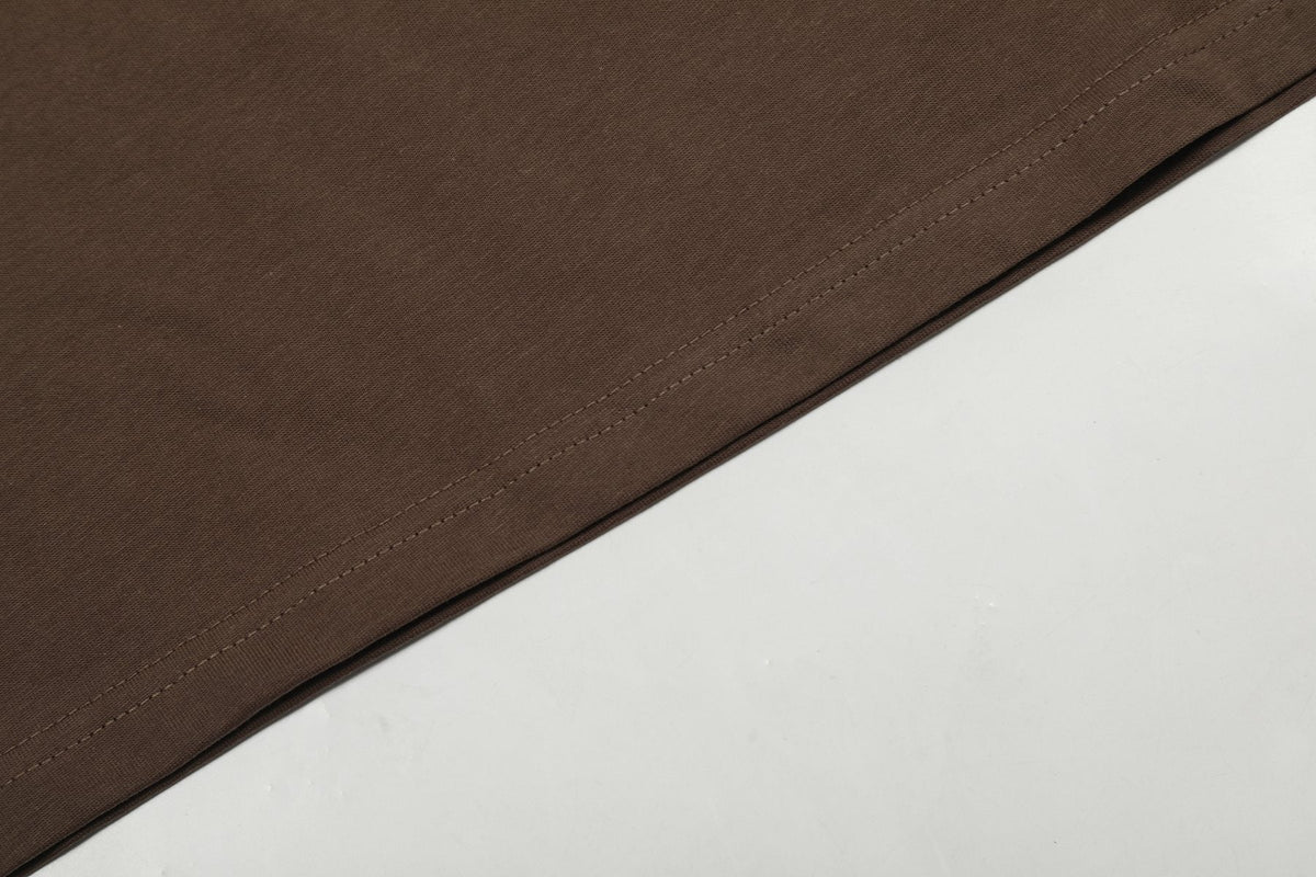 Sp5der Brown Graphic T-Shirt