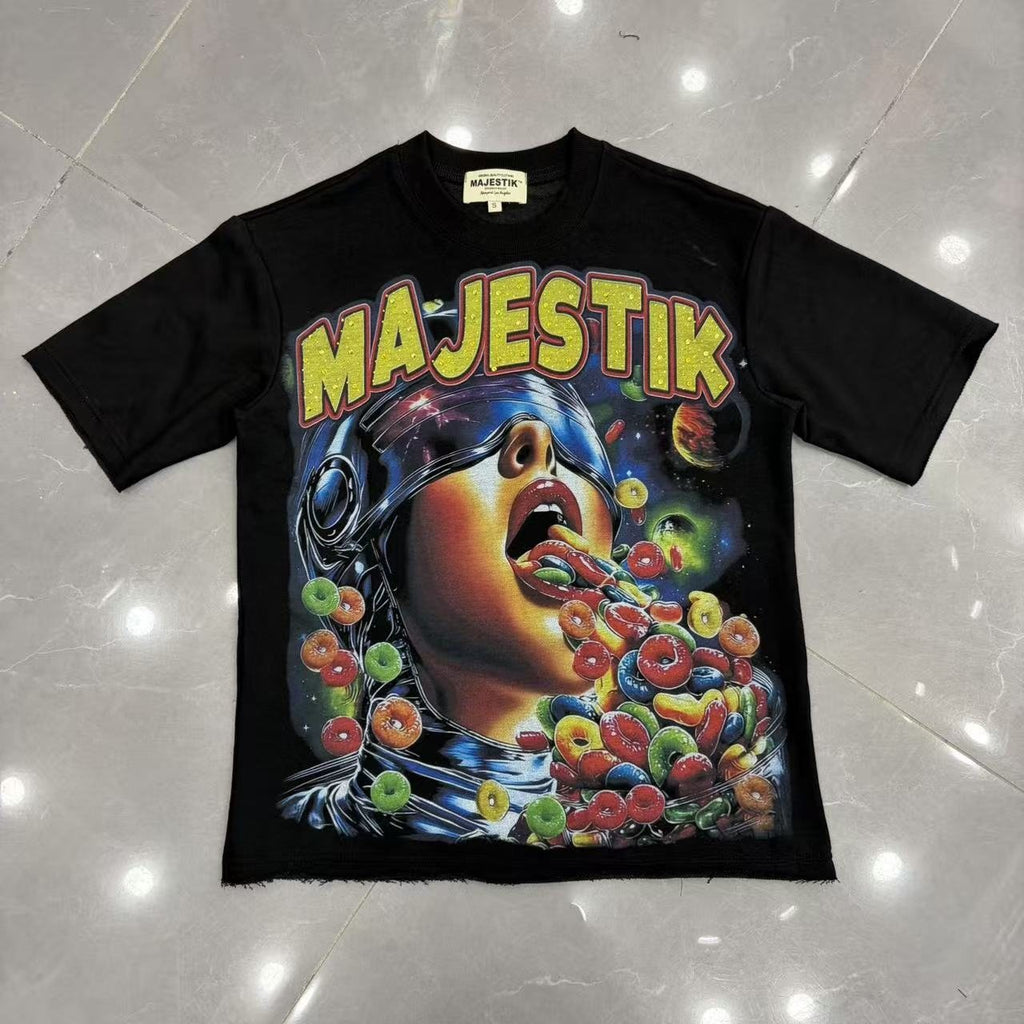 MAJESTIK Astronaut Candy Graphic T-Shirt