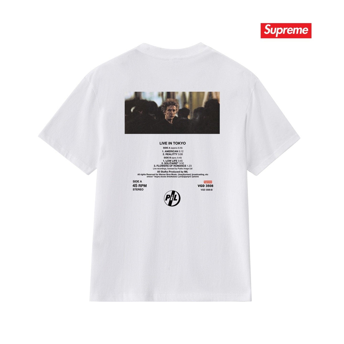 Supreme Live in Tokyo Photo Graphic T-Shirt