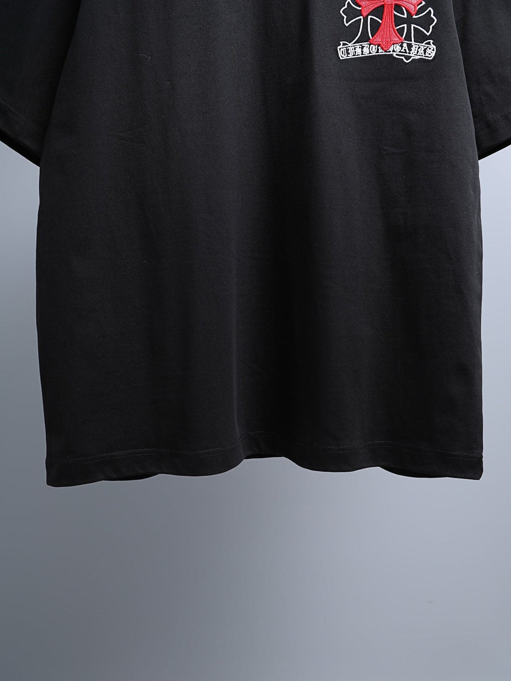 Chrome Hearts Black Cross Graphic Short-Sleeve T-Shirt
