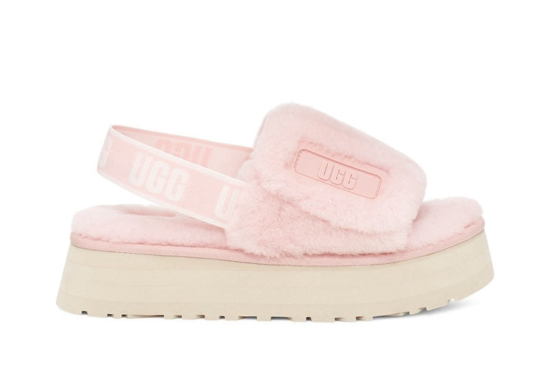 2258 Disco Fluffy Sandals — Pink (In Stock)