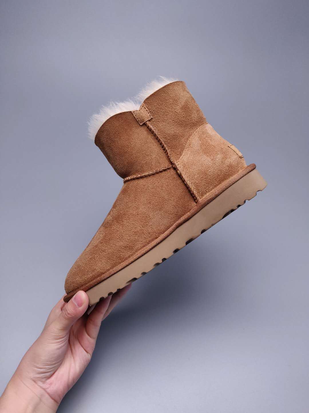 2481 Side Zipper Ankle Boots — Chestnut (In Stock)