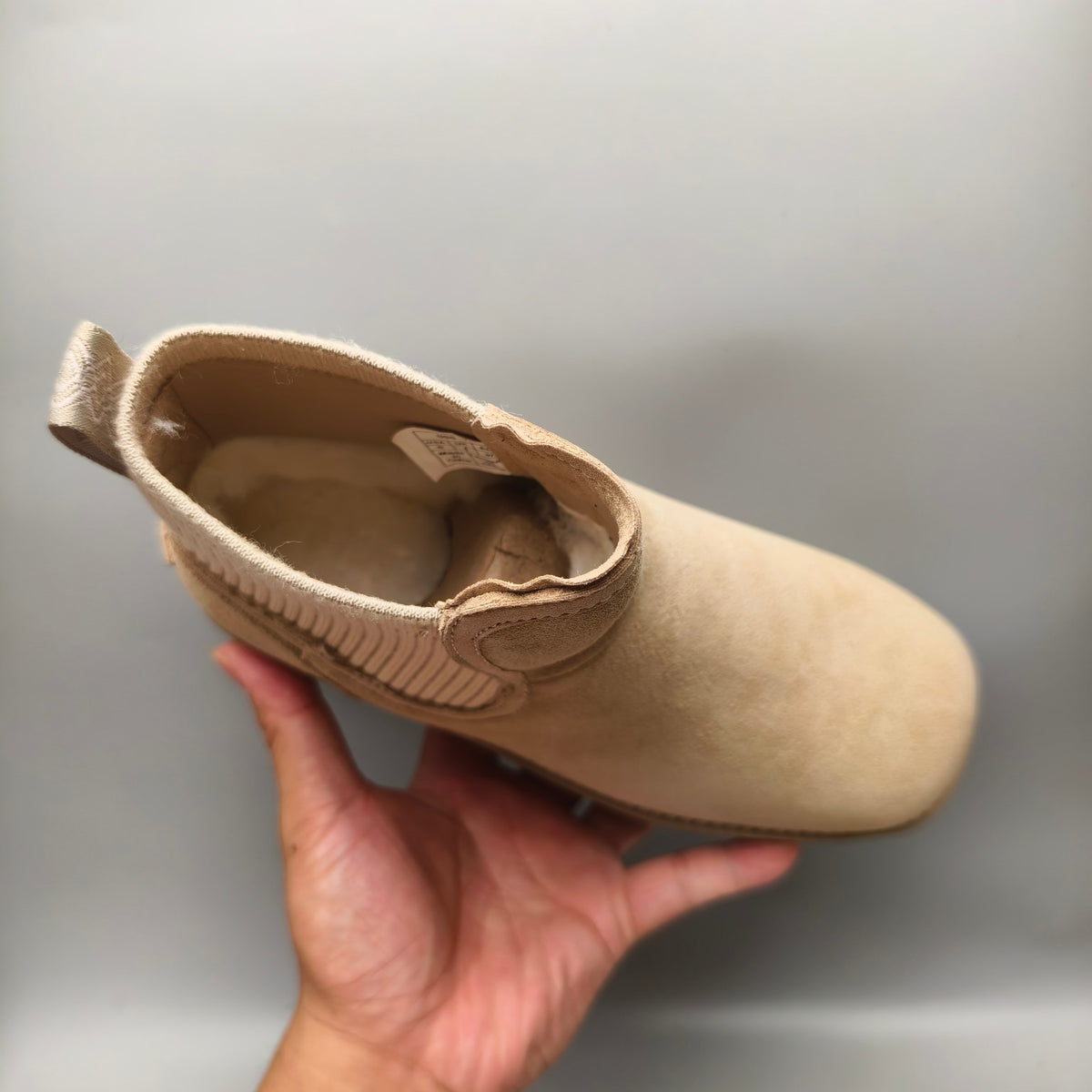 3258 5cm Chunky Sole Casual Fashion Shoes — Sand (In Stock)