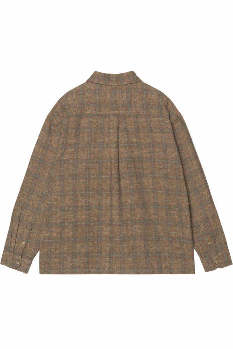 CARHARTT WIP BAGLEY SHIRT Bagley Check / Hamilton Brown