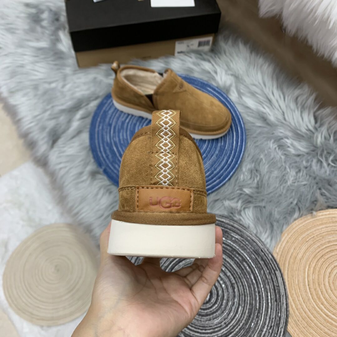3455 Men's Slip-On Low-Top Shoes — Chestnut (In Stock)