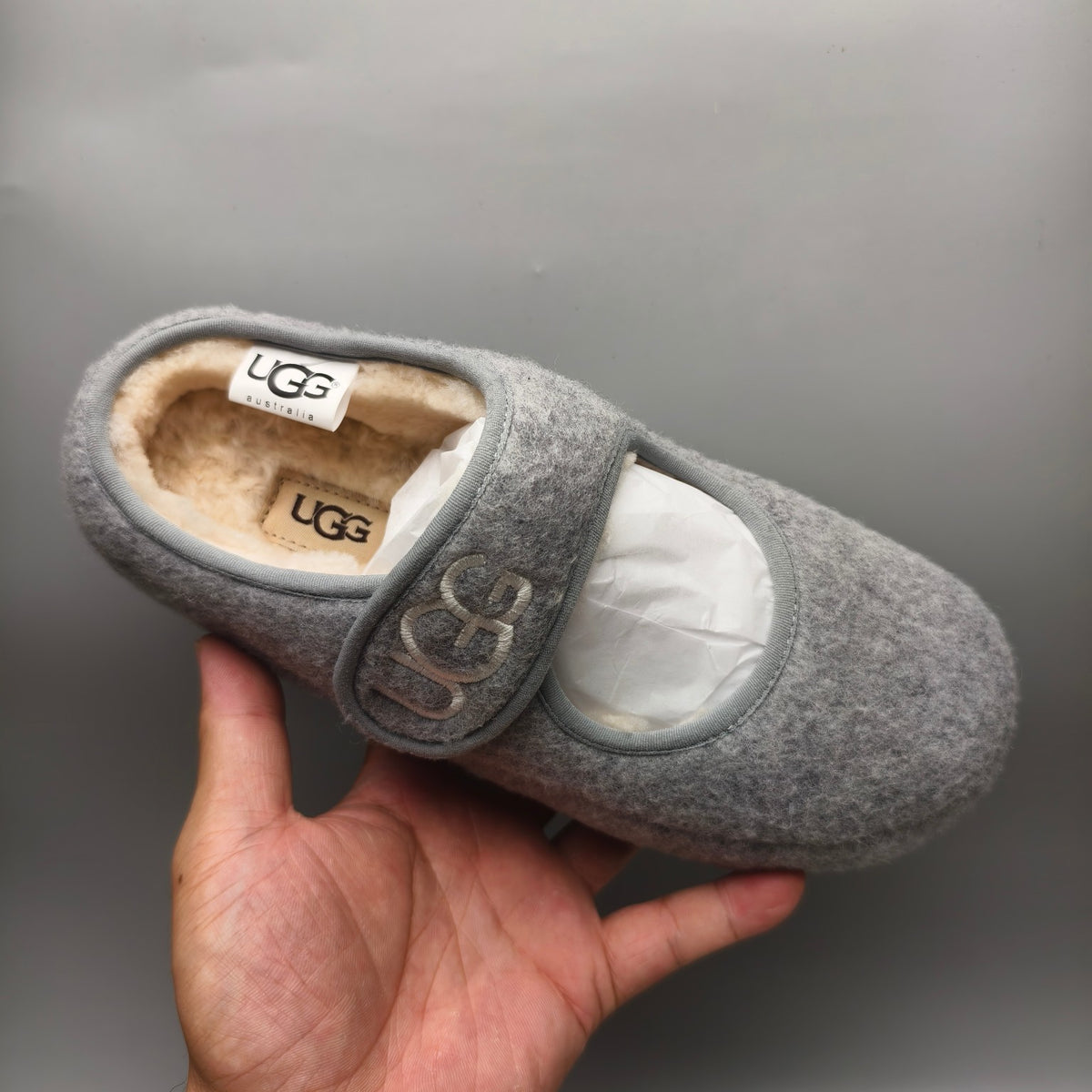 5097 Mary Jane Ultra-Light Casual Shoes — Gray (In Stock)