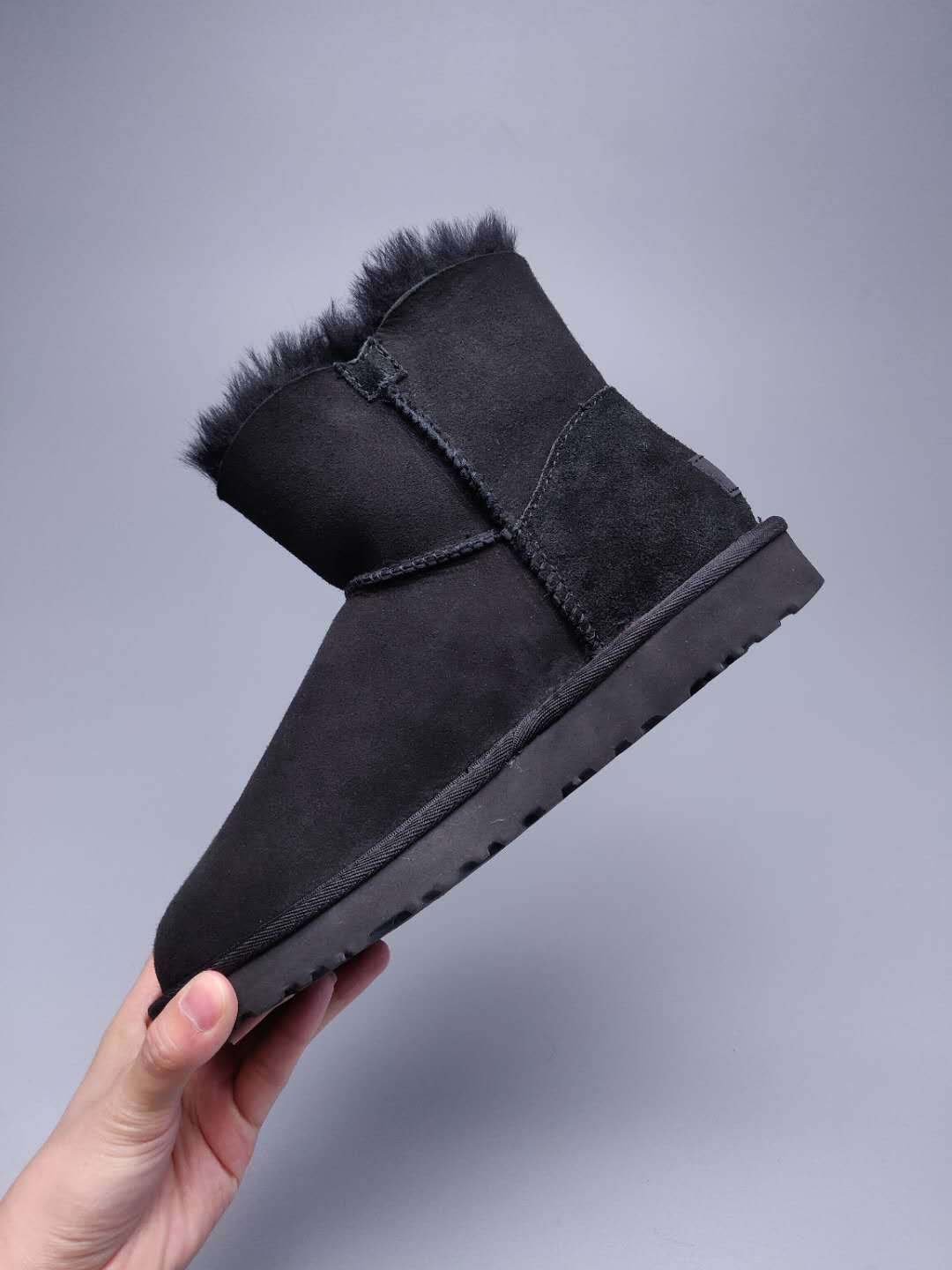 2481 Side Zipper Ankle Boots — Black (In Stock)