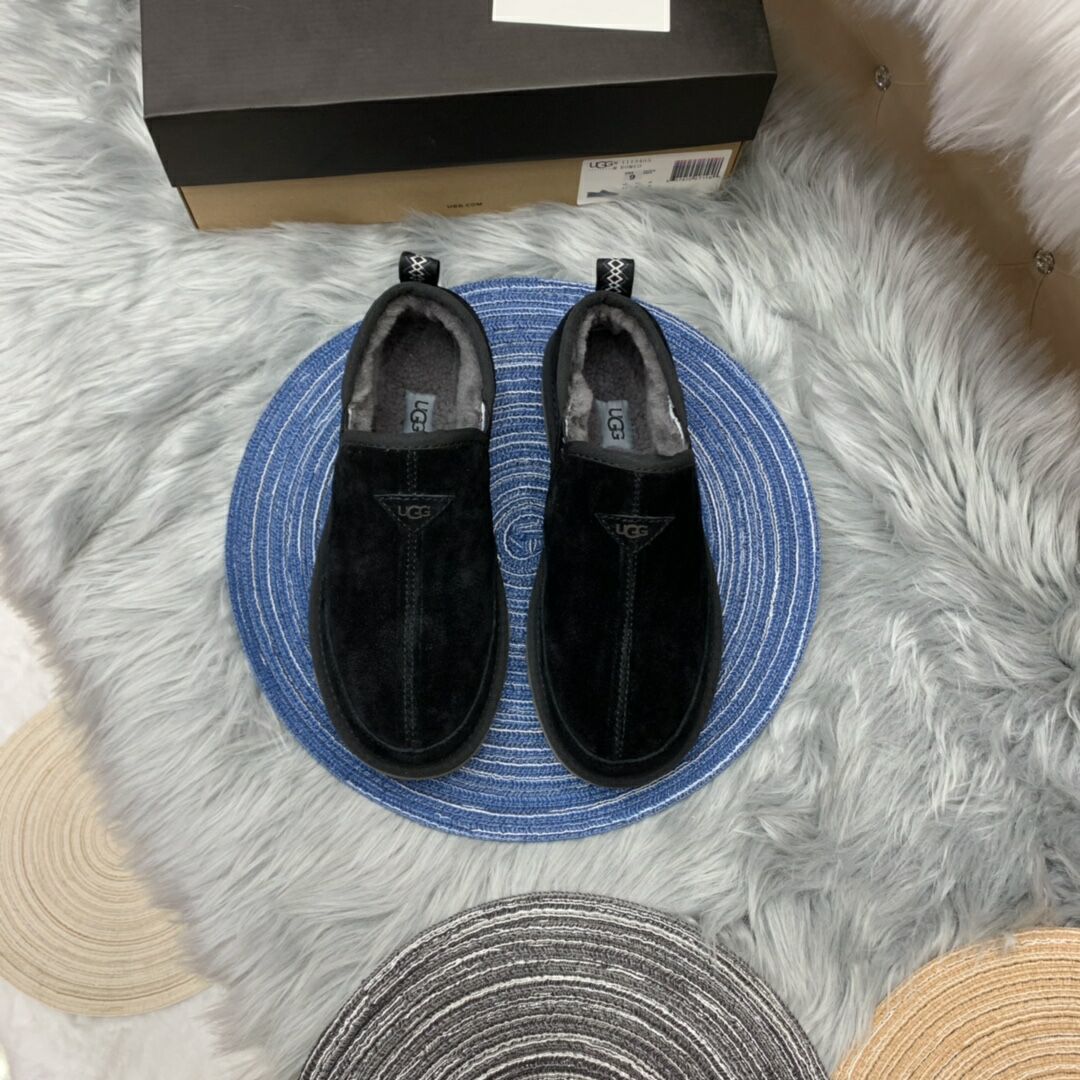 3455 Men's Slip-On Low-Top Shoes — Black (In Stock)