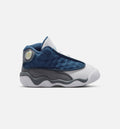 Air Jordan 13 Retro Navy and Flint Grey Infant Sneakers - Navy/University Blue/Flint Grey/White