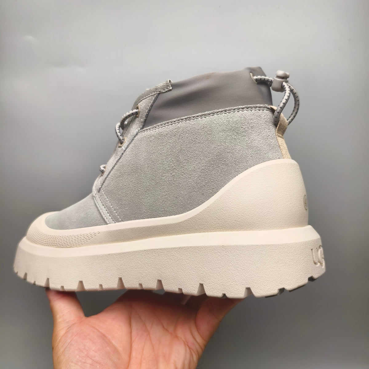 3991 High-Top Casual Streetwear Shoes — Light Gray (In Stock)
