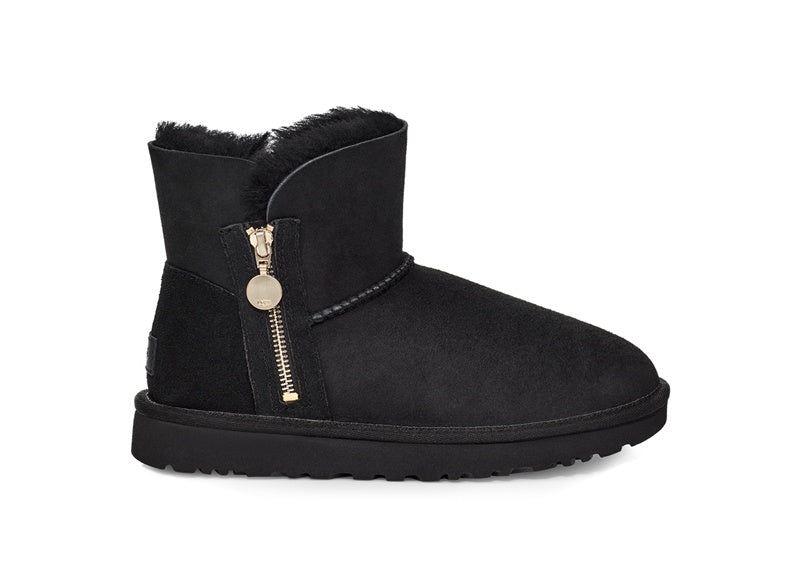 2481 Side Zipper Ankle Boots — Black (In Stock)