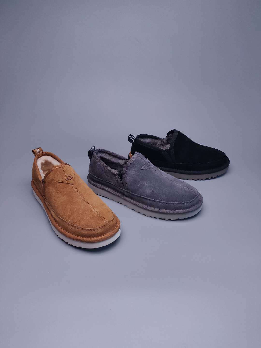 3455 Men's Slip-On Low-Top Shoes — Chestnut (In Stock)