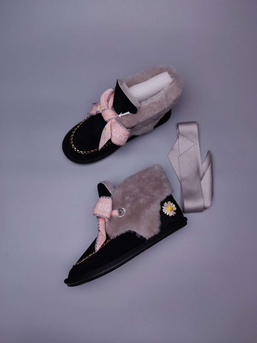 7888 Daisy Chain Ribbon Style — Black (In Stock)
