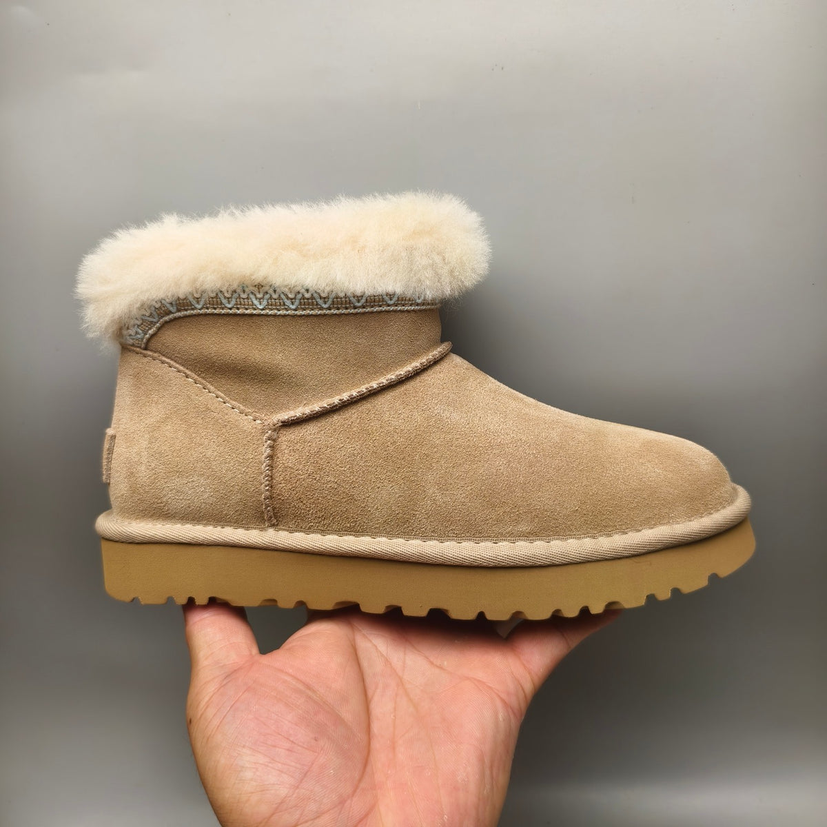 4496 Ethnic Style Low-Top Casual Shoes — Sand (In Stock)