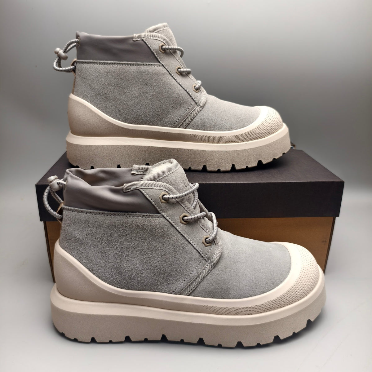 3991 High-Top Casual Streetwear Shoes — Light Gray (In Stock)