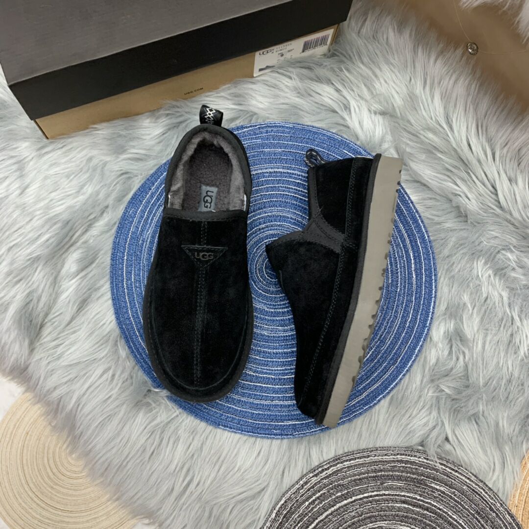 3455 Men's Slip-On Low-Top Shoes — Black (In Stock)