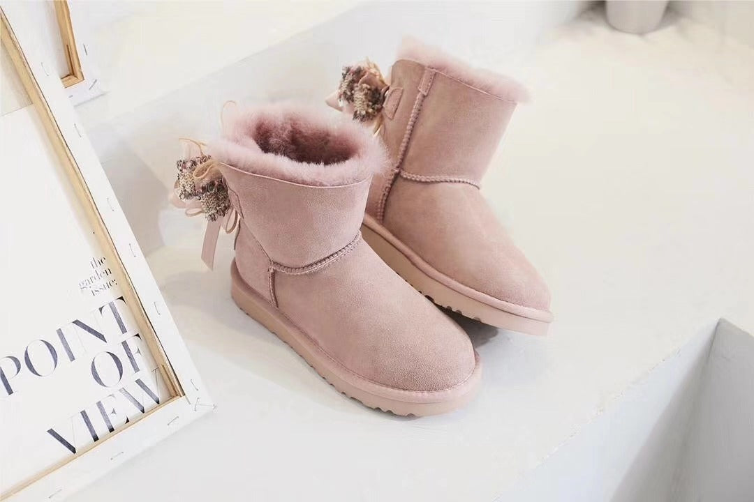 6503 New 3-in-1 Snow Boots — Dusk Pink